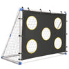Portable garden football goal with net