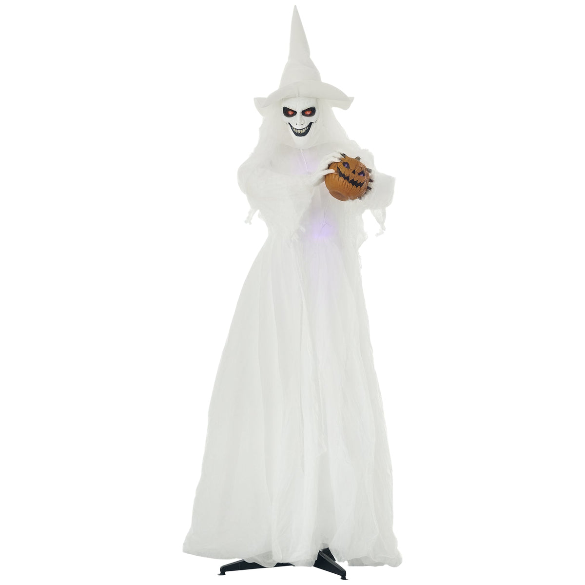 Light-up Halloween witch decoration