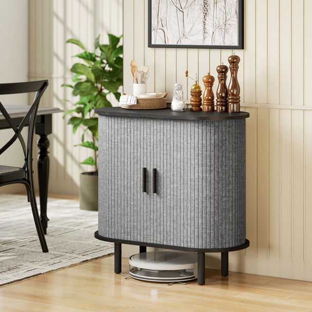Oval tambour sideboard – image 2