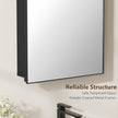 Arched black mirror cabinet – image 7