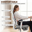 HOMCOM Ergonomic and Adjustable Office Chair - Grey – view 4