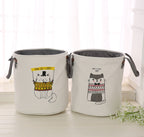 Thick Double-Layer Storage Bucket - Round Laundry Basket