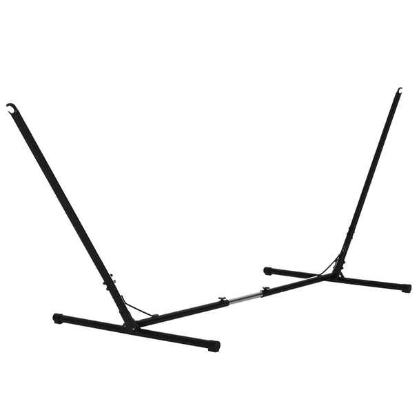 Outsunny 3.1–3.8m Adjustable Universal Hammock Stand Metal Frame Garden Camping Picnic Outdoor Patio Replacement