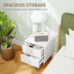 White & gold bedside table – image 5