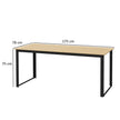 6-seater slatted dining table – image 3