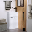 Vanity unit with ceramic basin – image 2