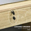 110 cm computer desk with 5 drawers – image 4