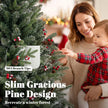 7ft slim pine pencil Christmas tree – image 5