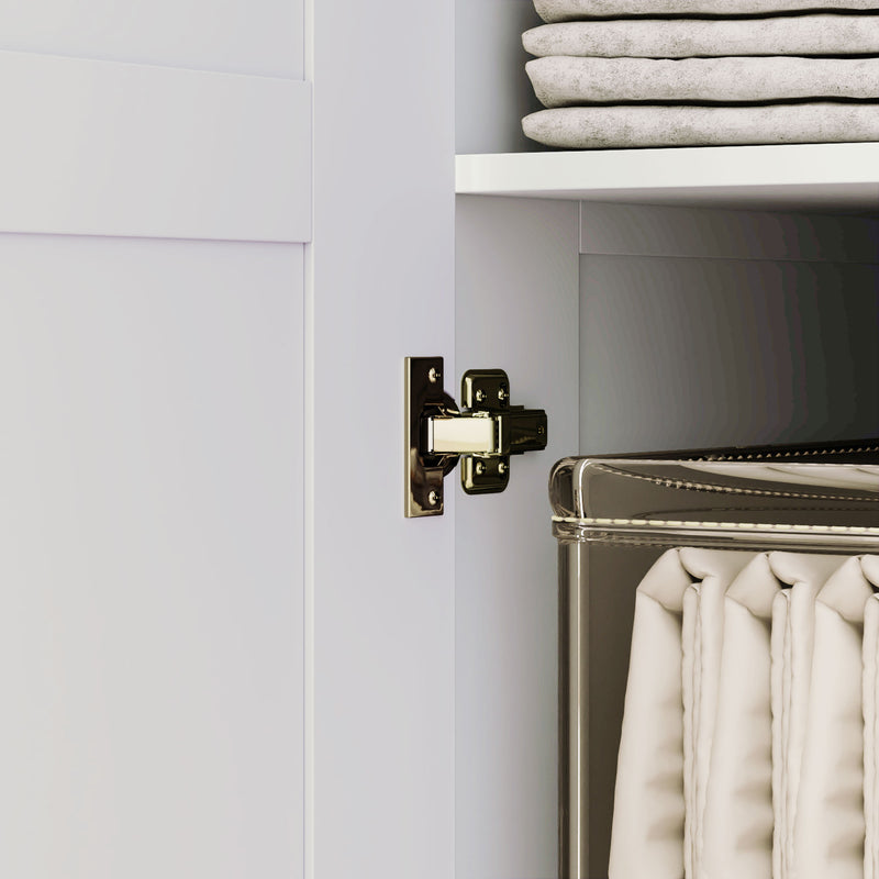 White panel door wardrobe – image 9