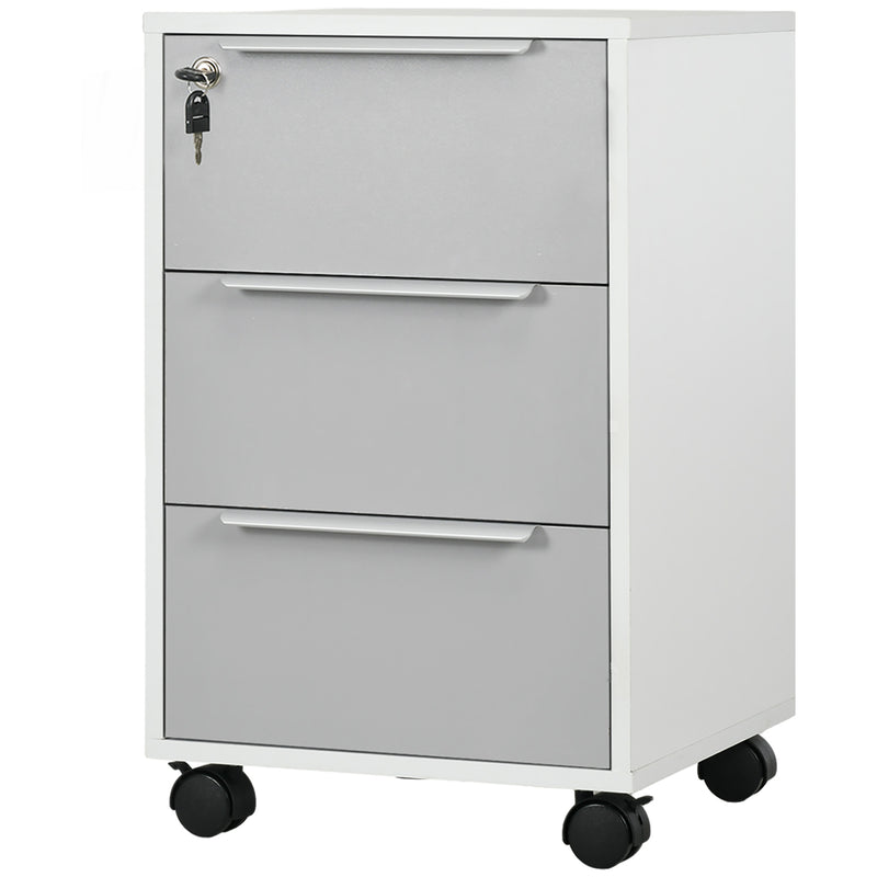 3-drawer lockable filing cabinet – image 10
