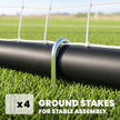 6 x 4ft garden football goal – image 6