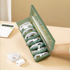 Transparent Cable Organiser for Office and Dorm Use