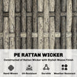 Rattan corner sofa chair – image 6