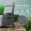 Rattan garden recliner – image 5