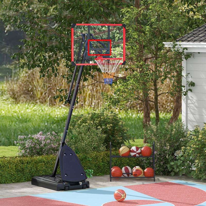 Adjustable basketball hoop and stand – image 9