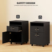 Mobile filing cabinet – black – image 7