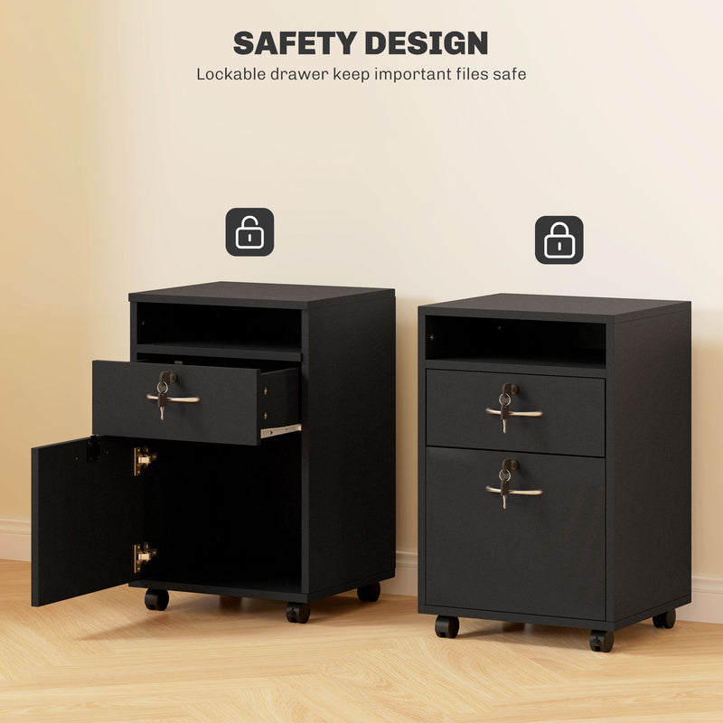 Mobile filing cabinet – black – image 7