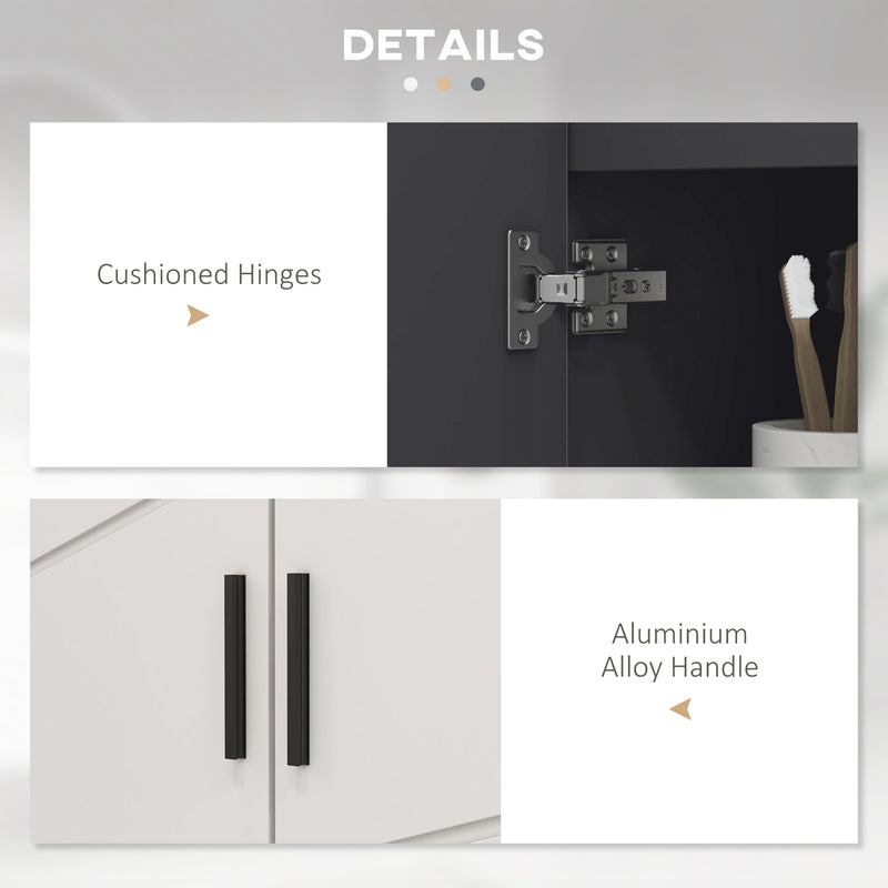 Light grey under sink cabinet – image 6