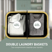 80L double laundry basket – image 4