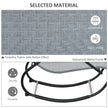 Grey rocking lounger – image 6