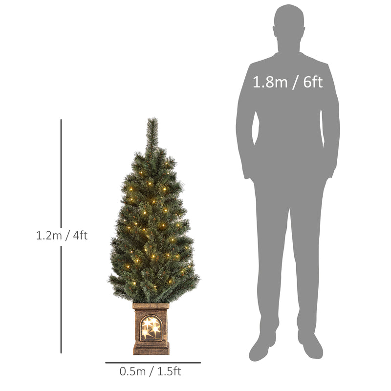 4ft pre-lit Christmas tree with remote – image 3