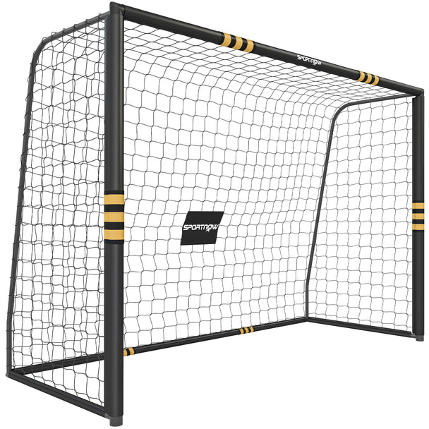 SPORTNOW Football Goal, 10 x 6.5ft Football Net with Ground Stakes, EPE Foam Padding and Metal Frame, Easy Assembly