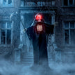 170cm Animated Grim Reaper with Scythe, Glowing Eyes & Sound – image 2 of 9