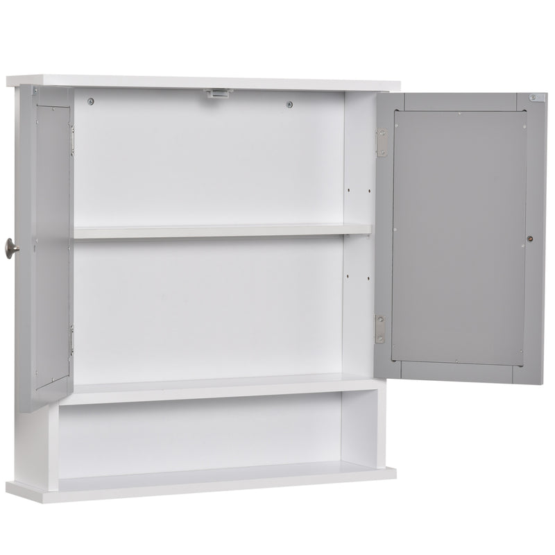 Grey mirror wall cabinet – image 9