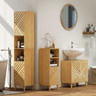 Bamboo under sink bathroom cabinet – image 8