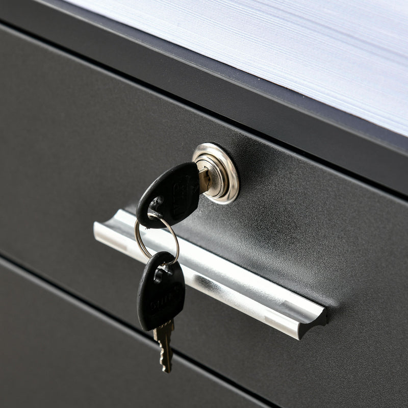 2-drawer mobile filing cabinet – image 9