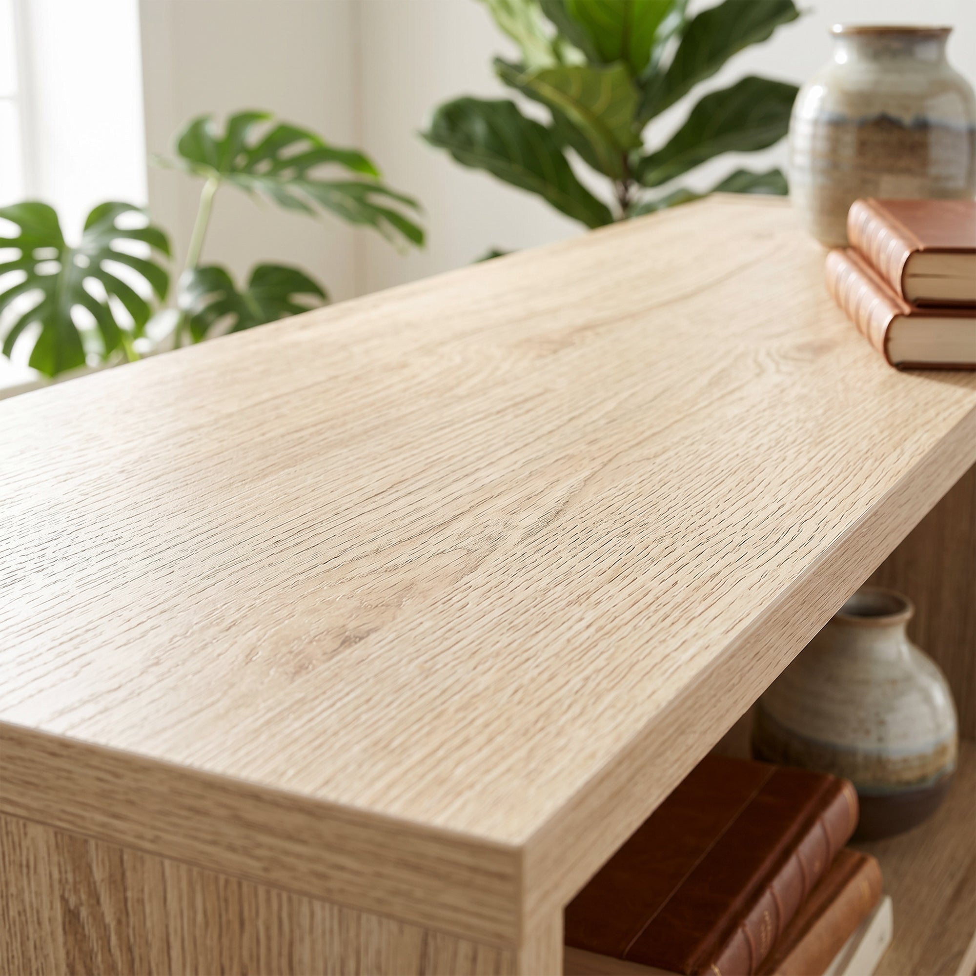 Six Shelf Bookcase - Oak