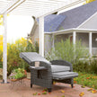 Rattan garden recliner – image 8