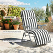 Padded garden recliners – image 7