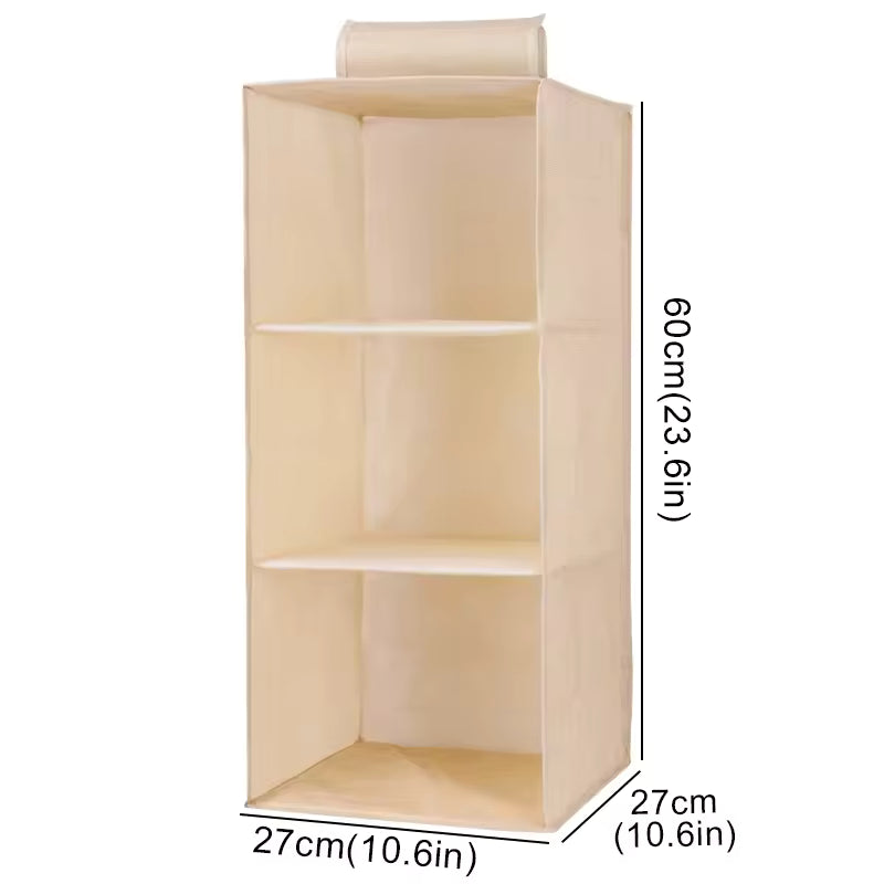 Hanging Storage Bag for Closet Organizer and Hangers