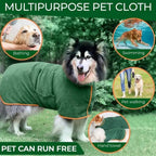 Quick-Dry Hooded Dog Bathrobe Towel