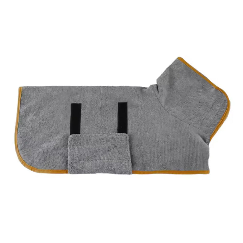 Quick-Dry Hooded Dog Bathrobe Towel
