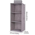 Hanging Storage Bag for Closet Organizer and Hangers