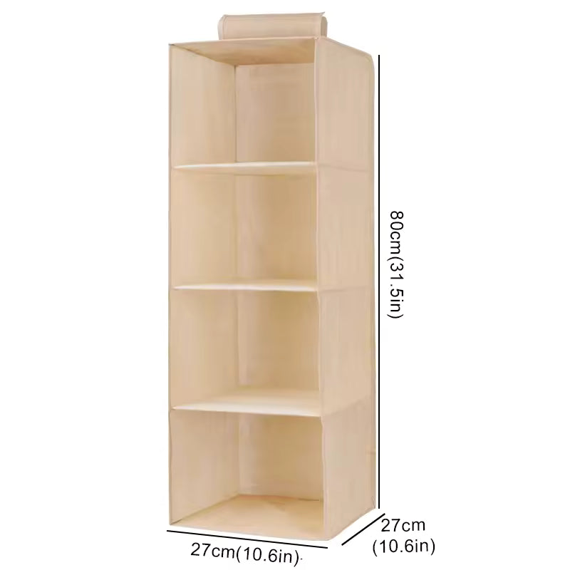 Hanging Storage Bag for Closet Organizer and Hangers