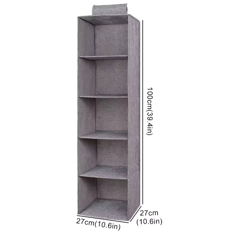 Hanging Storage Bag for Closet Organizer and Hangers