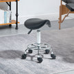 Black salon saddle stool – image 2