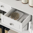 White 2-drawer bathroom cabinet – image 9