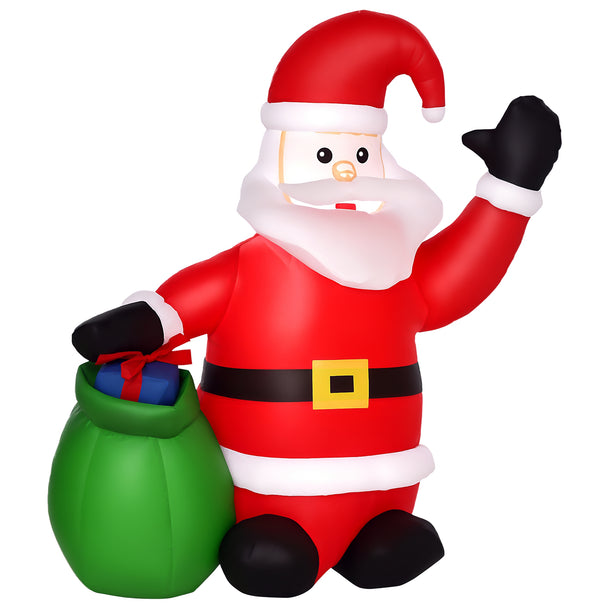 4ft Santa on a white background