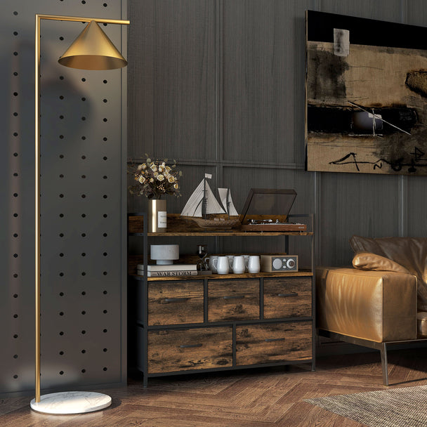 Rustic 5-drawer storage unit – image 2