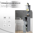 Slim grey bathroom cabinet – image 4