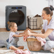 4 kg compact tumble dryer in grey – image 8