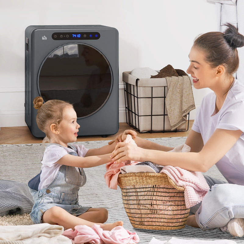 4 kg compact tumble dryer in grey – image 8