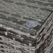 Mixed grey rattan coffee table – image 7