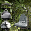 Rattan hanging egg chair – image 7