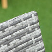 Grey 6-seater rattan dining set – image 8
