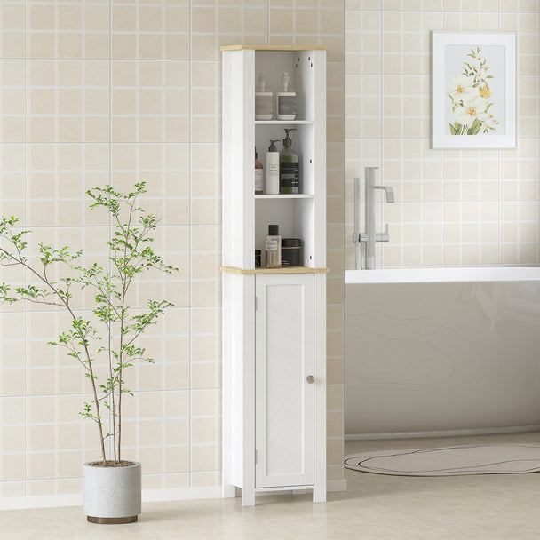 Slim bathroom storage unit – image 2